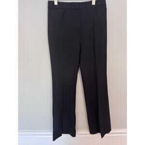 MM LaFleur Washable Wool Dress Pants Women’s 2 Black Boot Cut Mid Rise Stretch